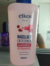 ELKOS - Nagellack entferner acetonfrei mit mandelduft