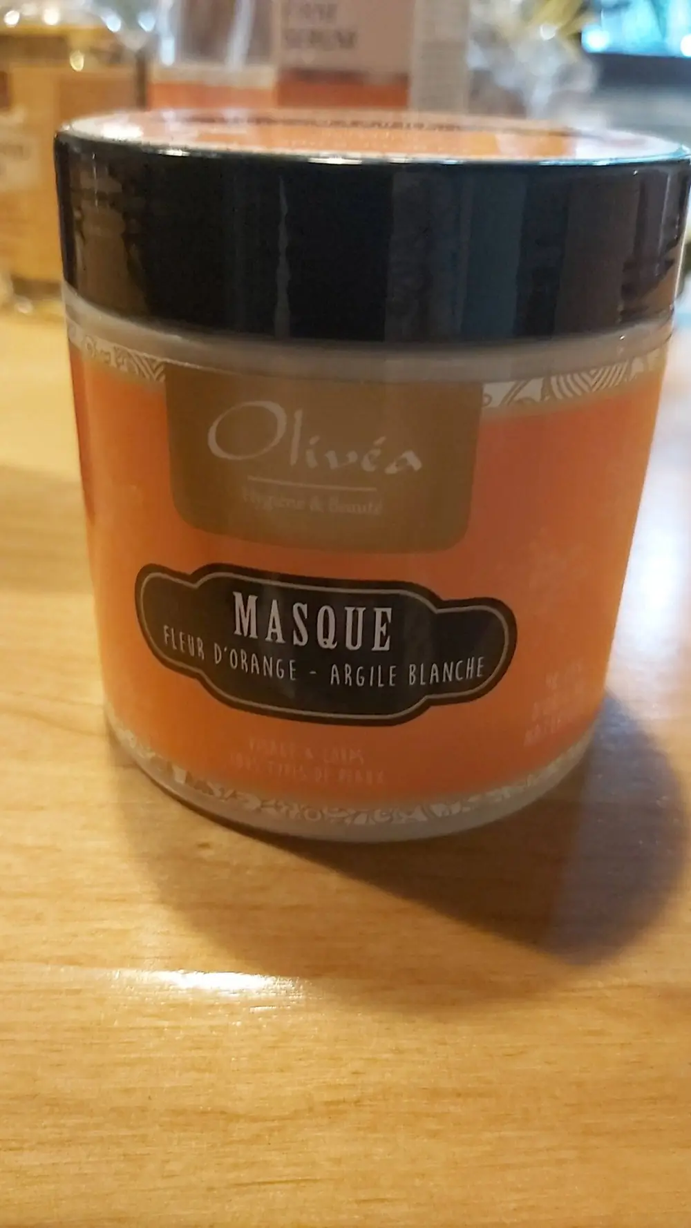 OLIVÉA - Masque fleur d'orange et argile blanche