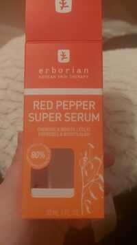 ERBORIAN - Red Pepper - Super sérum énergise & booste l'éclat
