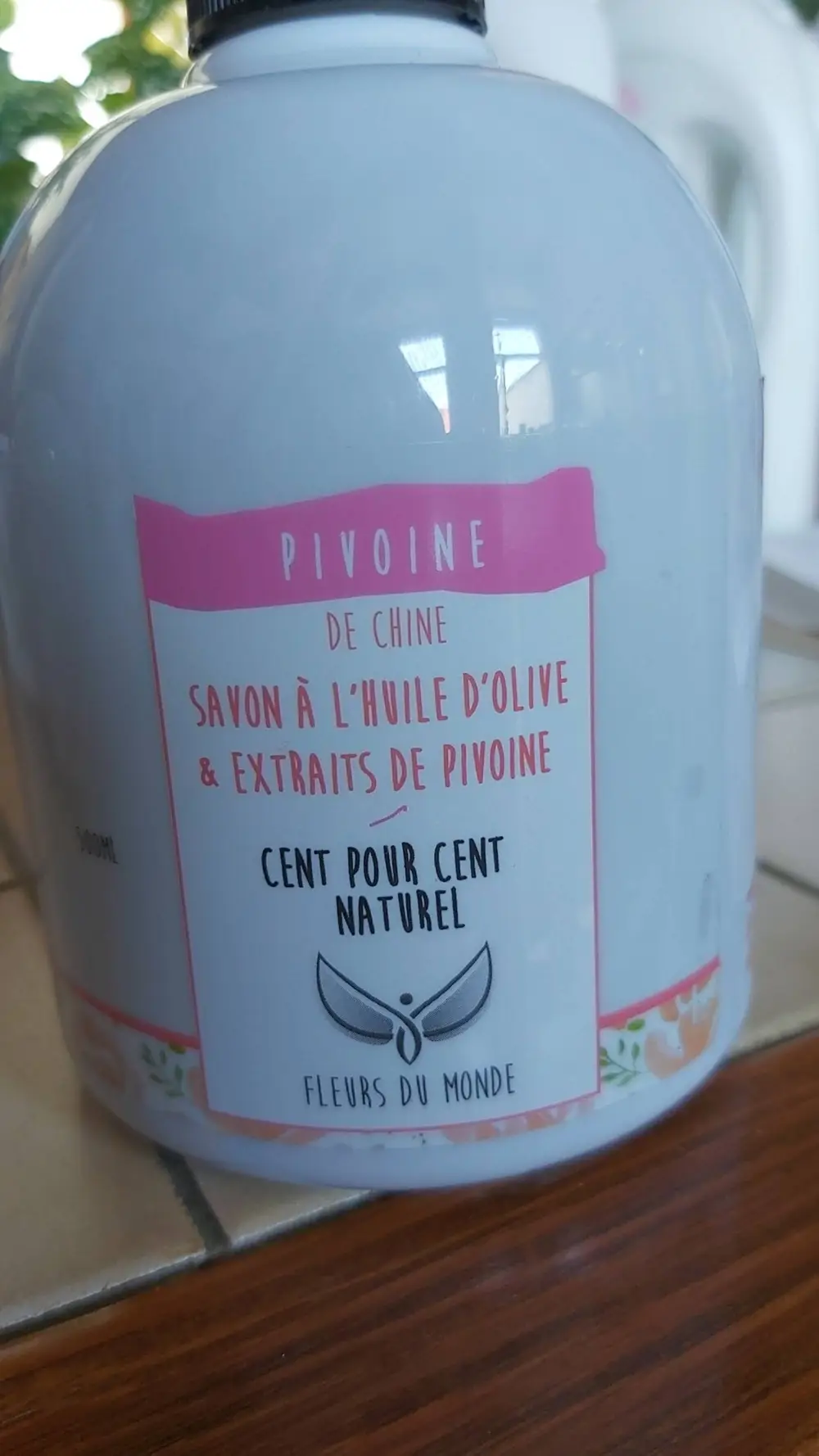 FLEURS DU MONDE - Savon à l'huile d'olive & extraits de pivoine