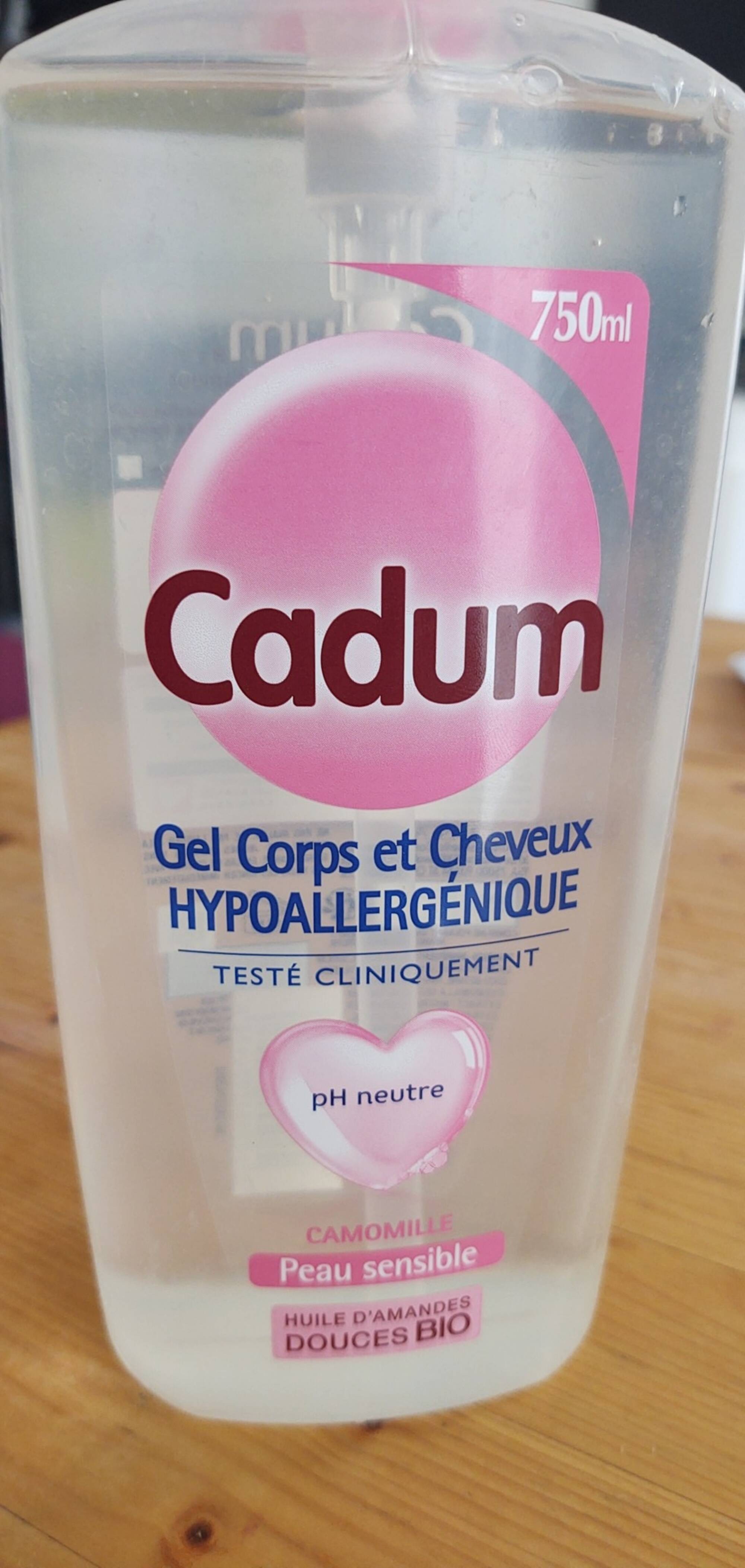 CADUM - Gels corps et Cheveux hypoallergénique Camomille