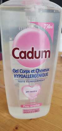 CADUM - Gels corps et Cheveux hypoallergénique Camomille