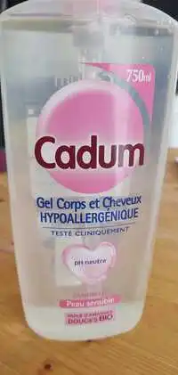 CADUM - Gels corps et Cheveux hypoallergénique Camomille