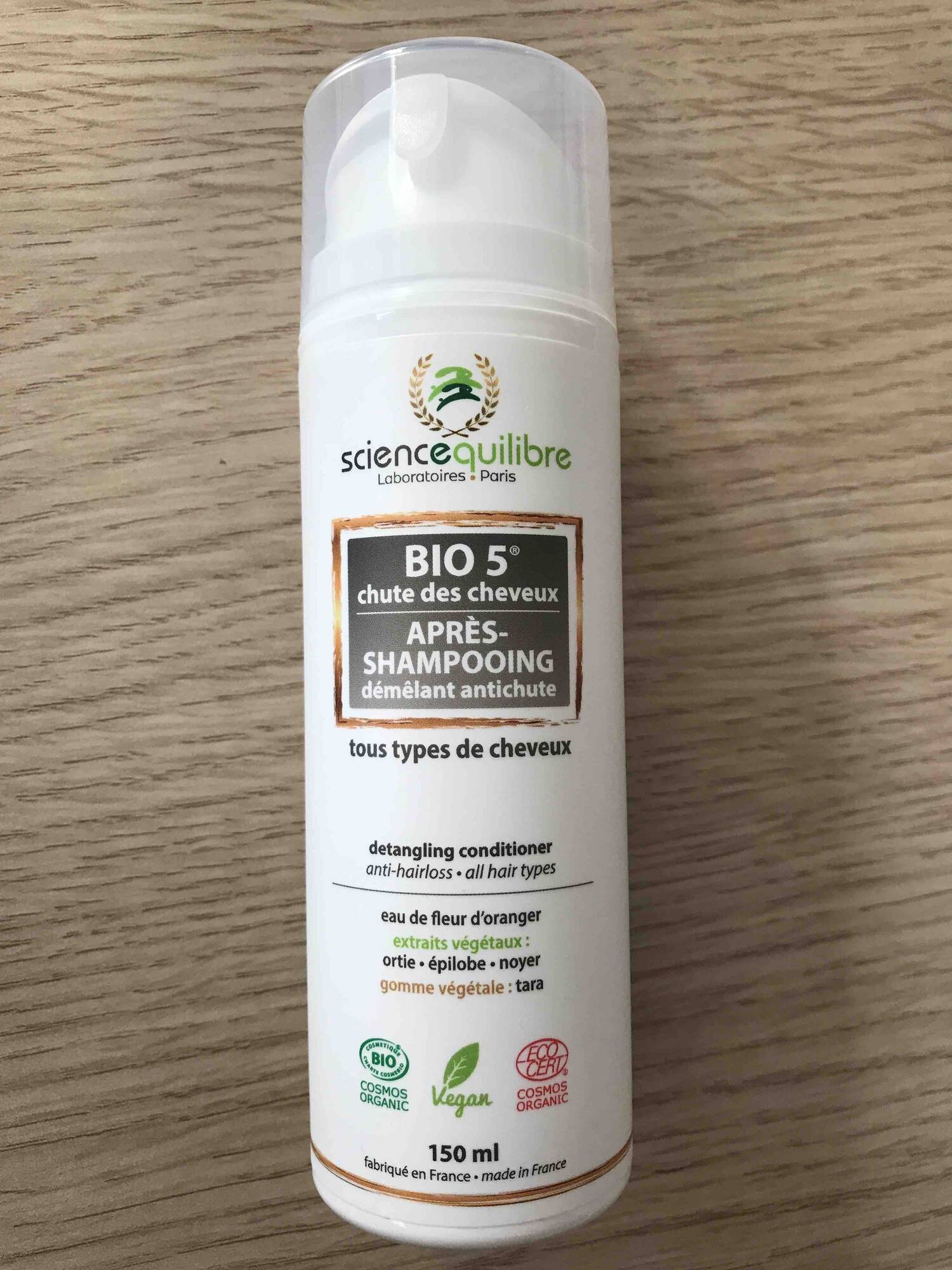 LABORATOIRES SCIENCE ET EQUILIBRE - Bio 5 - Après-shampooing