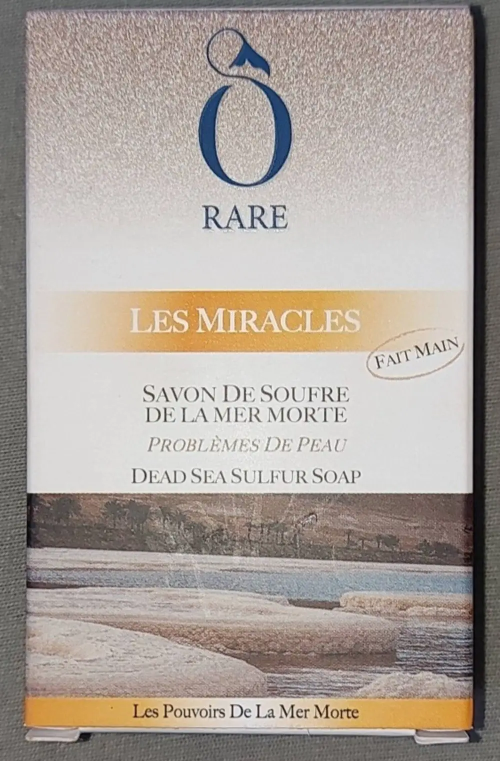 RARE - Les Miracles - Savon de soufre de la mer morte