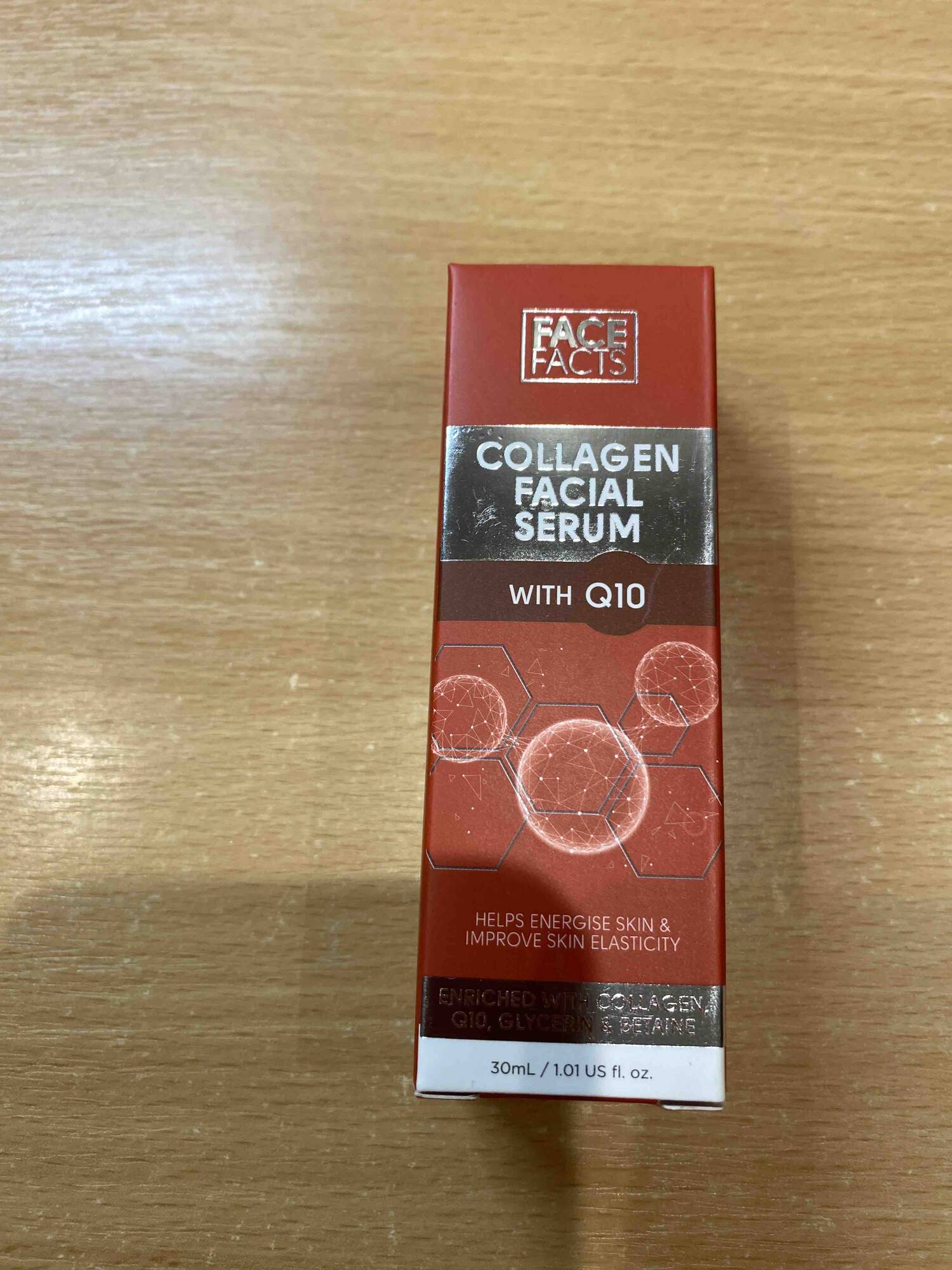 FACE FACTS - Collagen facial serum with Q10