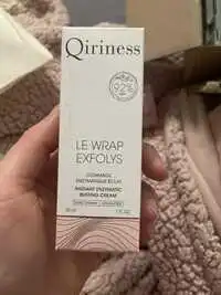 QIRINESS - Le wrap exfolys - Gommage enzymatique éclat