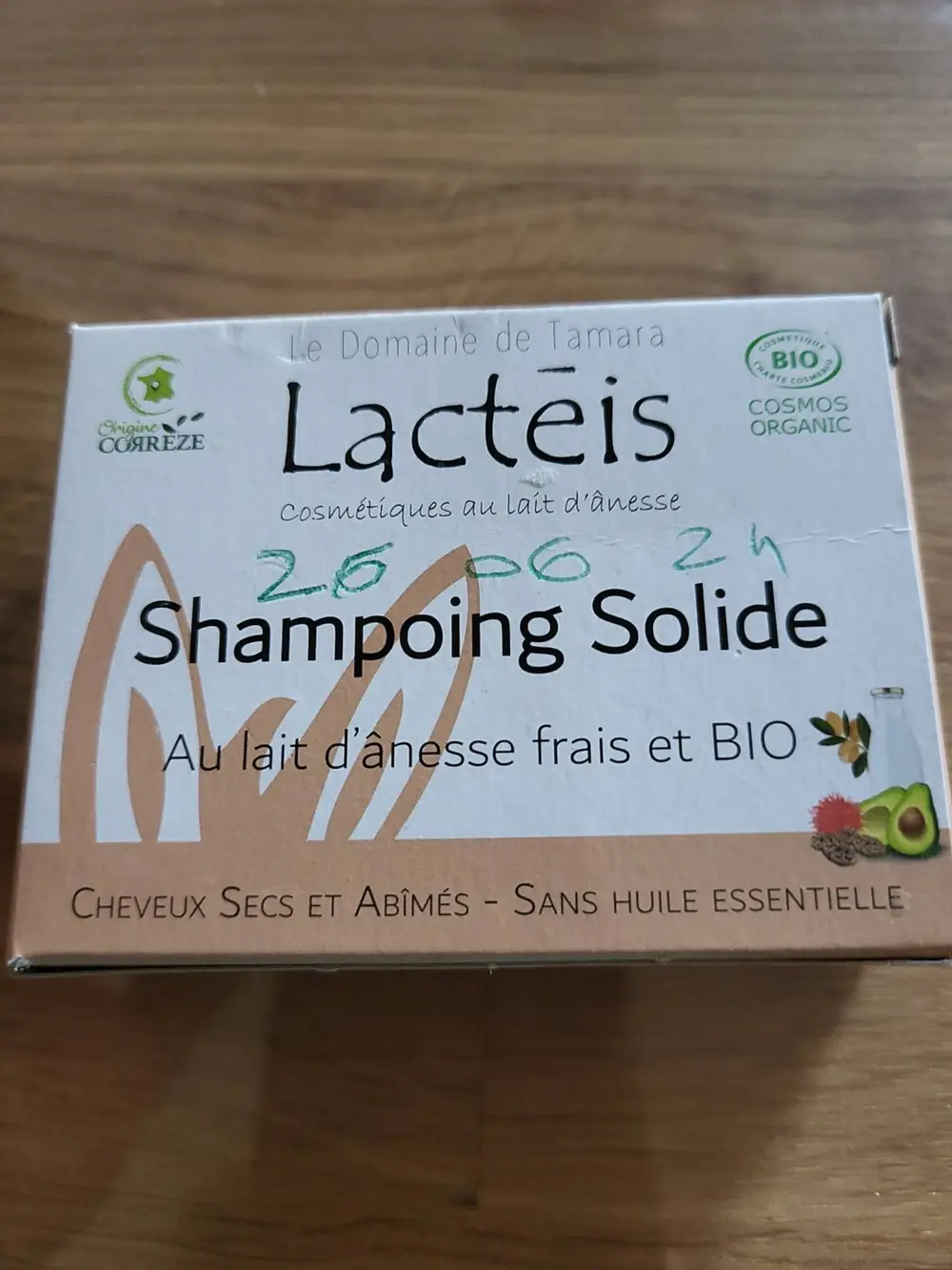 LE DOMAINE DE TAMARA - Lactéis - Shampooing solide au lait d'ânesse frais et bio