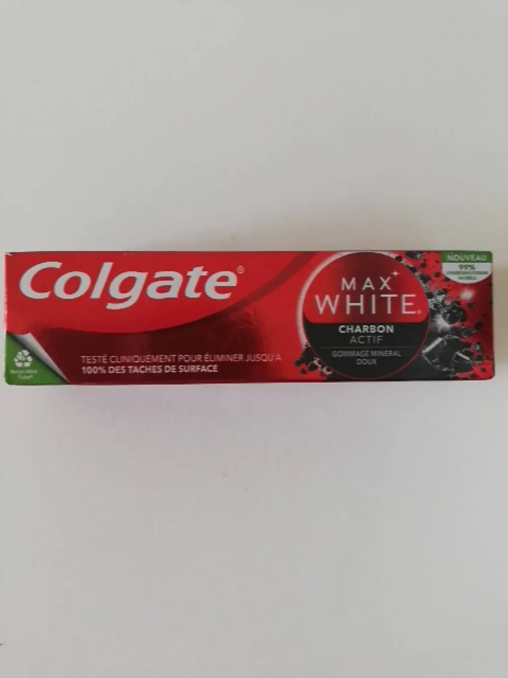 COLGATE - Max White charbon actif - Dentifrice