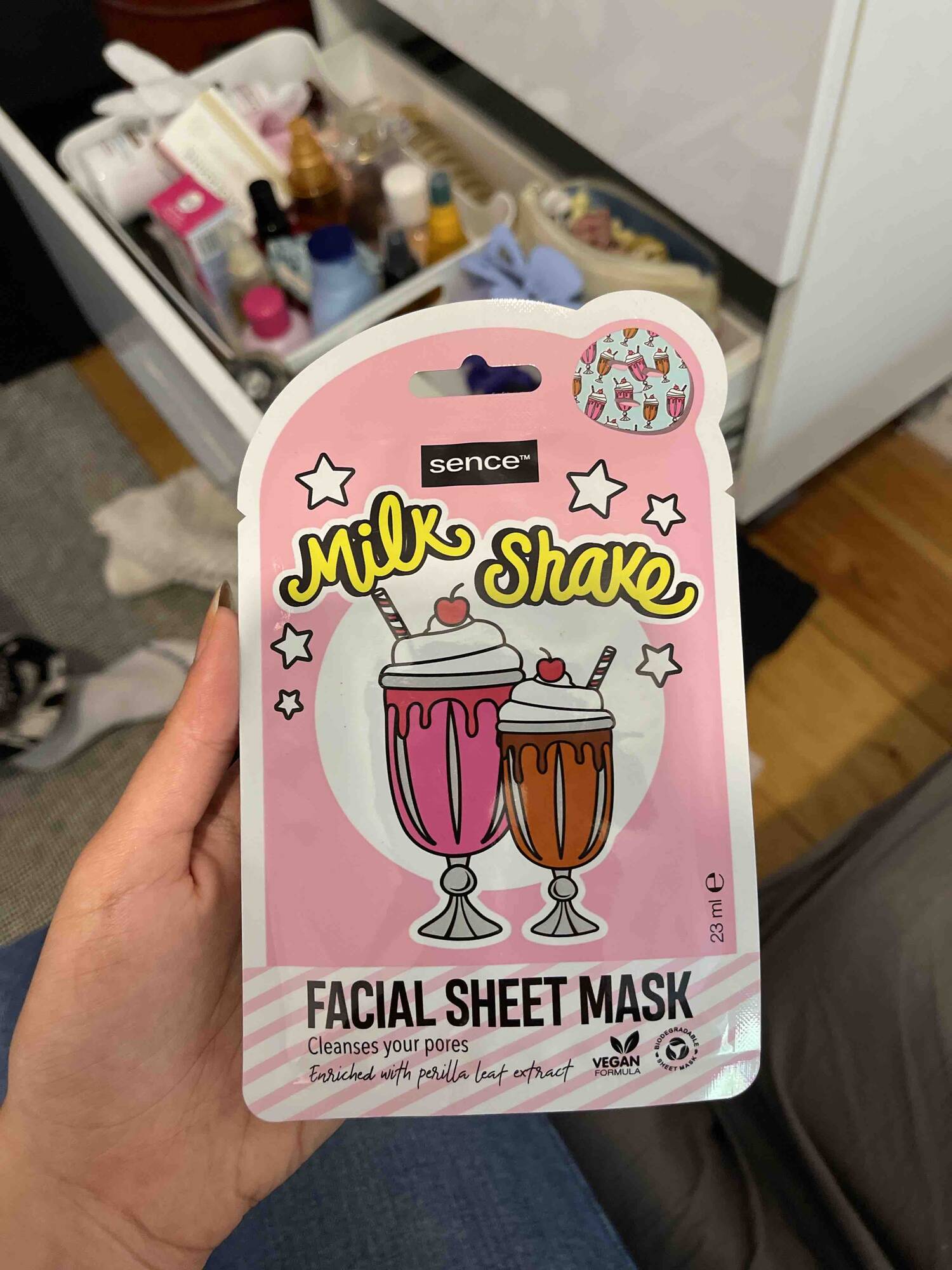 SENCE - Milk shake - Facial sheet mask