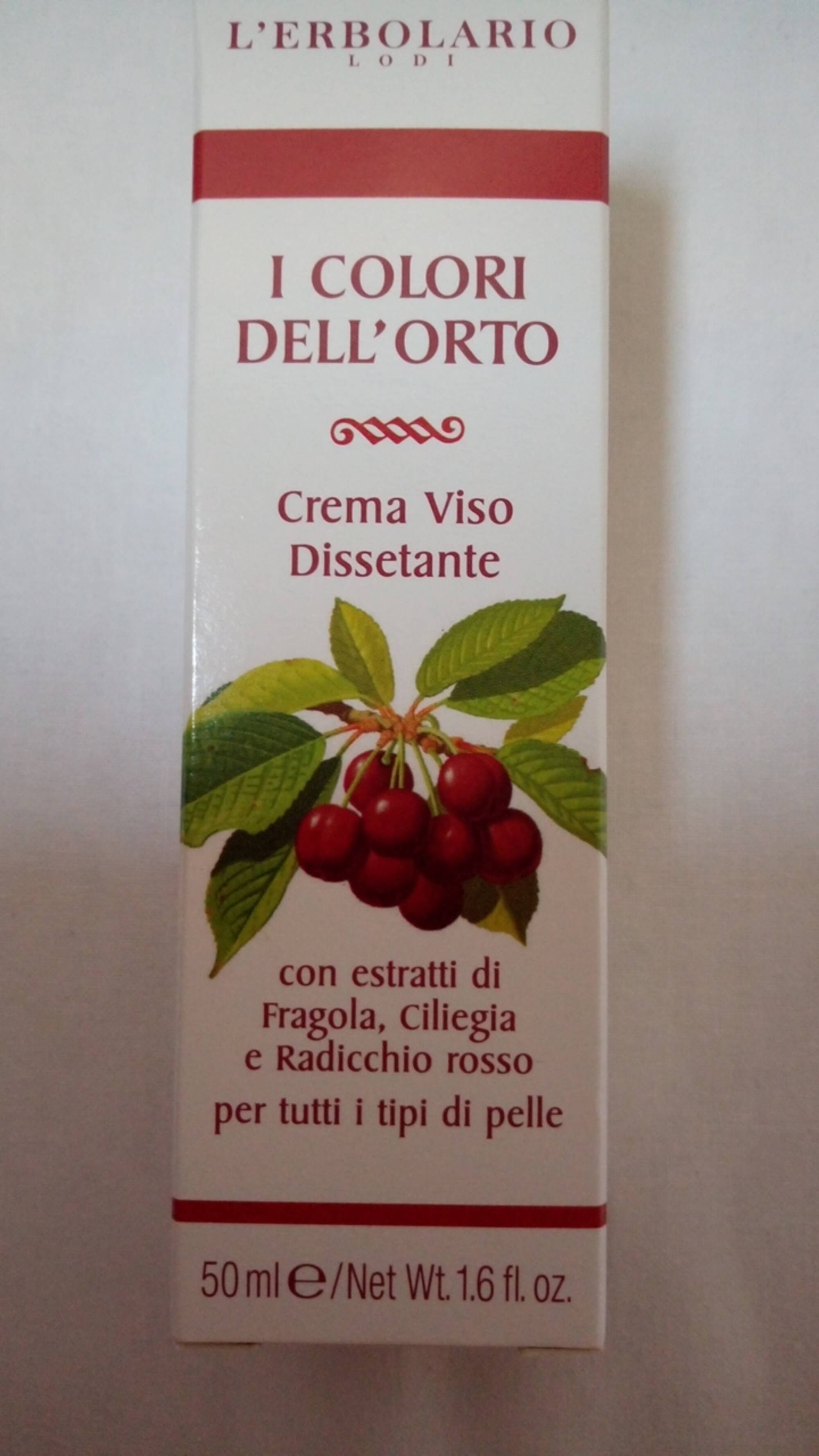 L'ERBOLARIO LODI - Icolori dell'orto - Crema viso dissetante