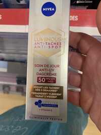 NIVEA - Luminous anti taches - Soin du jour anti UV SPF 50