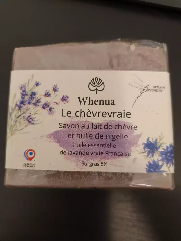 WHENUA - Le chèvrevraie - Savon au lait de chèvre et huile de nigelle