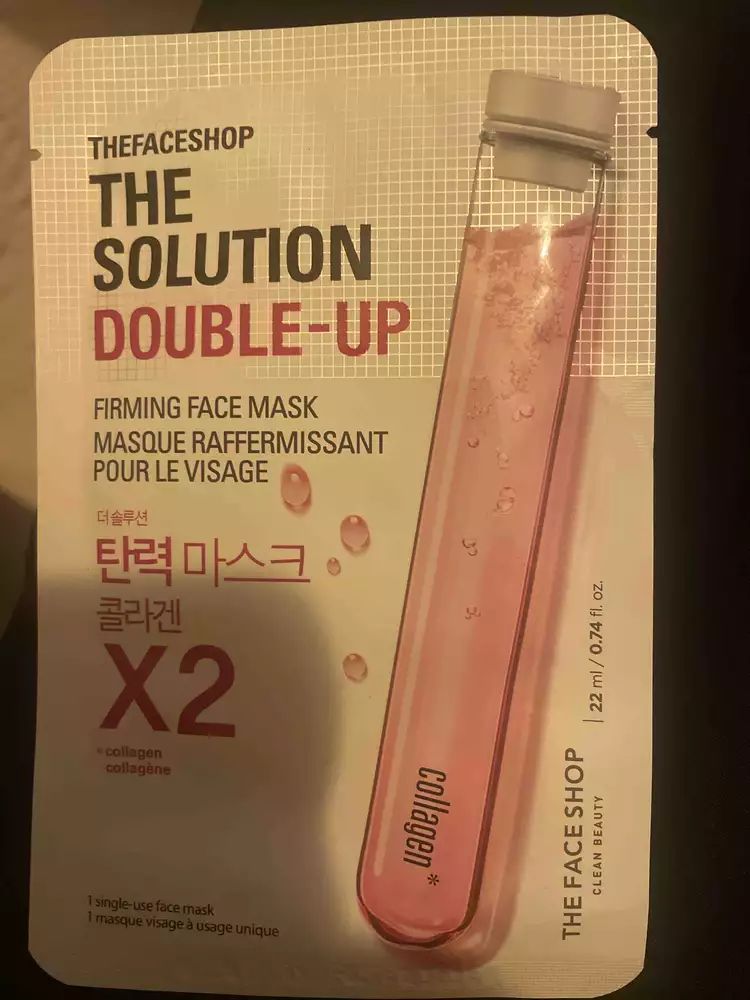 THE FACE SHOP - The solution double up - Masque raffermissant pour le visage