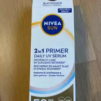 NIVEA - 2 in 1 primer - Daily UV serum SPF 50