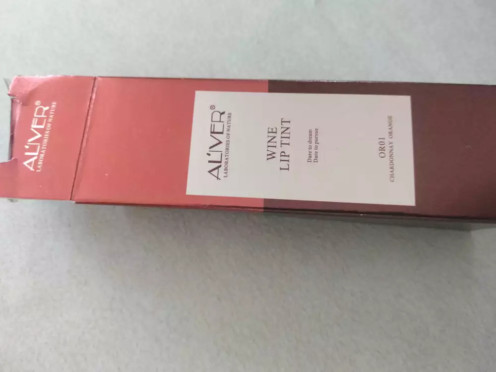 AL'IVER - Wine lip tint OR01 chardonnay orange