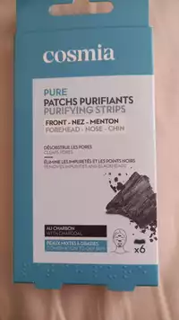 COSMIA - Pure patchs purifiants au charbon nez