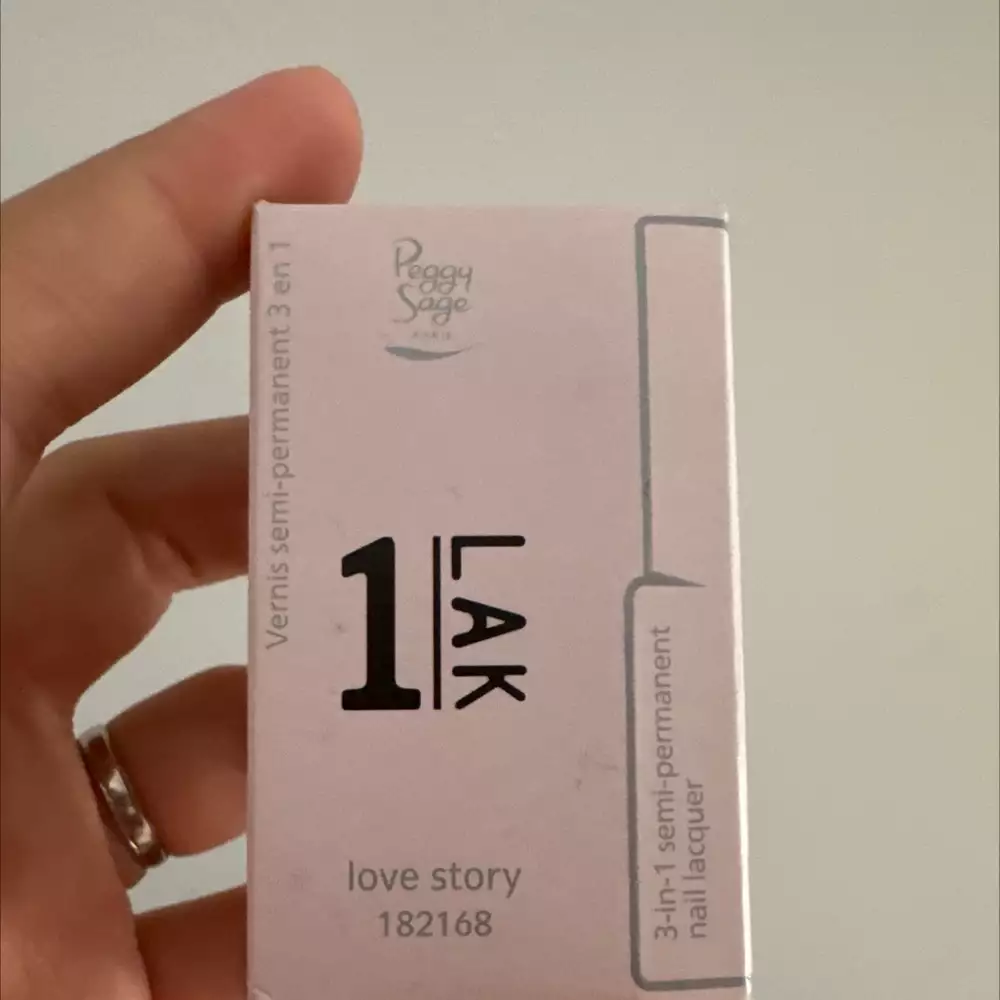 PEGGY SAGE - 1 lak love story - Vernis semi-permanent 3en1