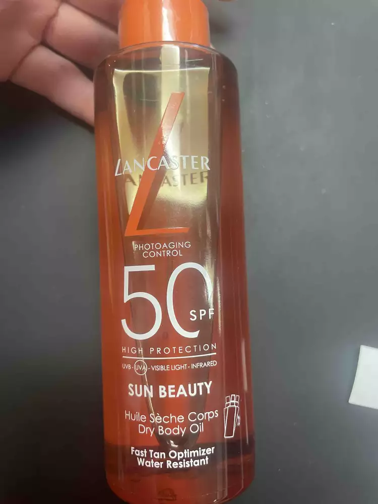 LANCASTER - Sun beauty - Huile sèche corps SPF 50