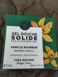 YVES ROCHER - Gel douche solide vanille bourbon 