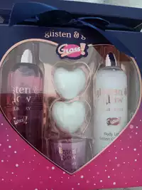 GLOSS - Glisten & glow - Coffret shower gel, body lotion, bath fizzer