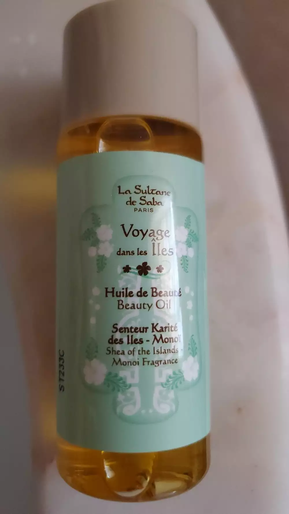 LA SULTANE DE SABA PARIS - Voyage dans les îles - Huile de beauté