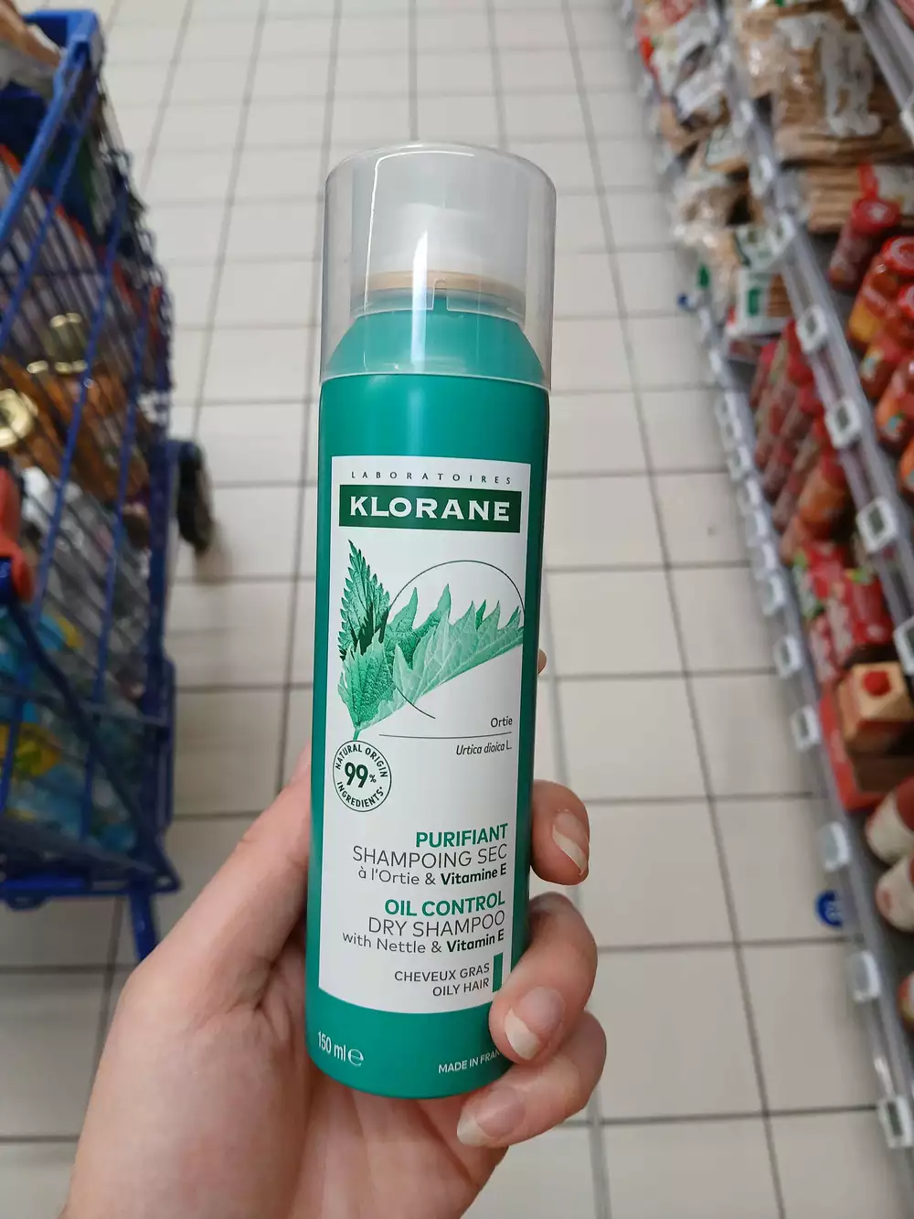 KLORANE - Purifiant - Shampooing sec à l'ortie & vitamine E