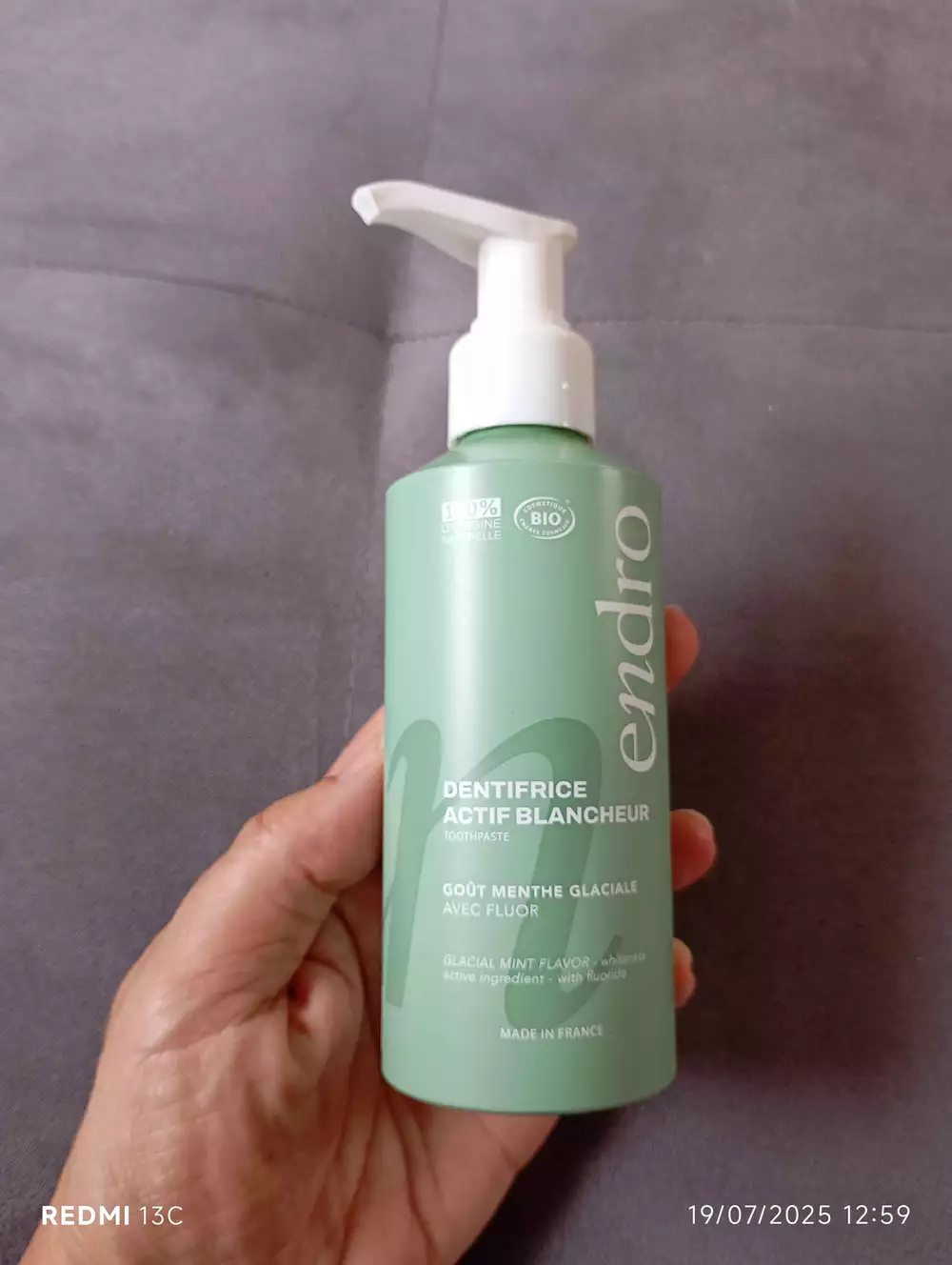 ENDRO - Dentifrice actif blancheur 