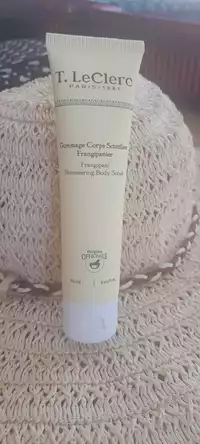 T.LECLERC - Gommage corps scintillant frangipanier