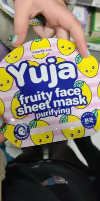 THE BEAUTY DEPT - Yuja - Fruity face sheet mask