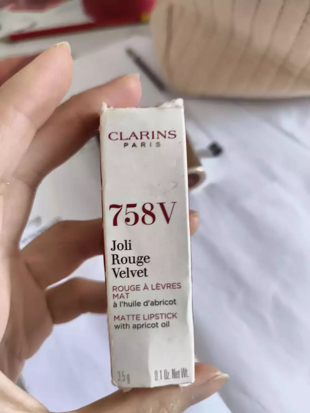 CLARINS - 758V Joli rouge velvet
