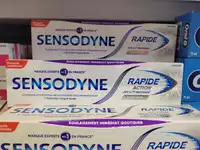 SENSODYNE - Rapide action - Dentifrice blancheur
