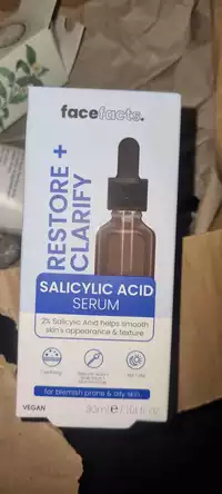 FACE FACTS - Restore + clarify - Salicylic acid serum