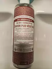 DR. BRONNER'S - Savon pur végétal 18-en-1 eucalyptus 