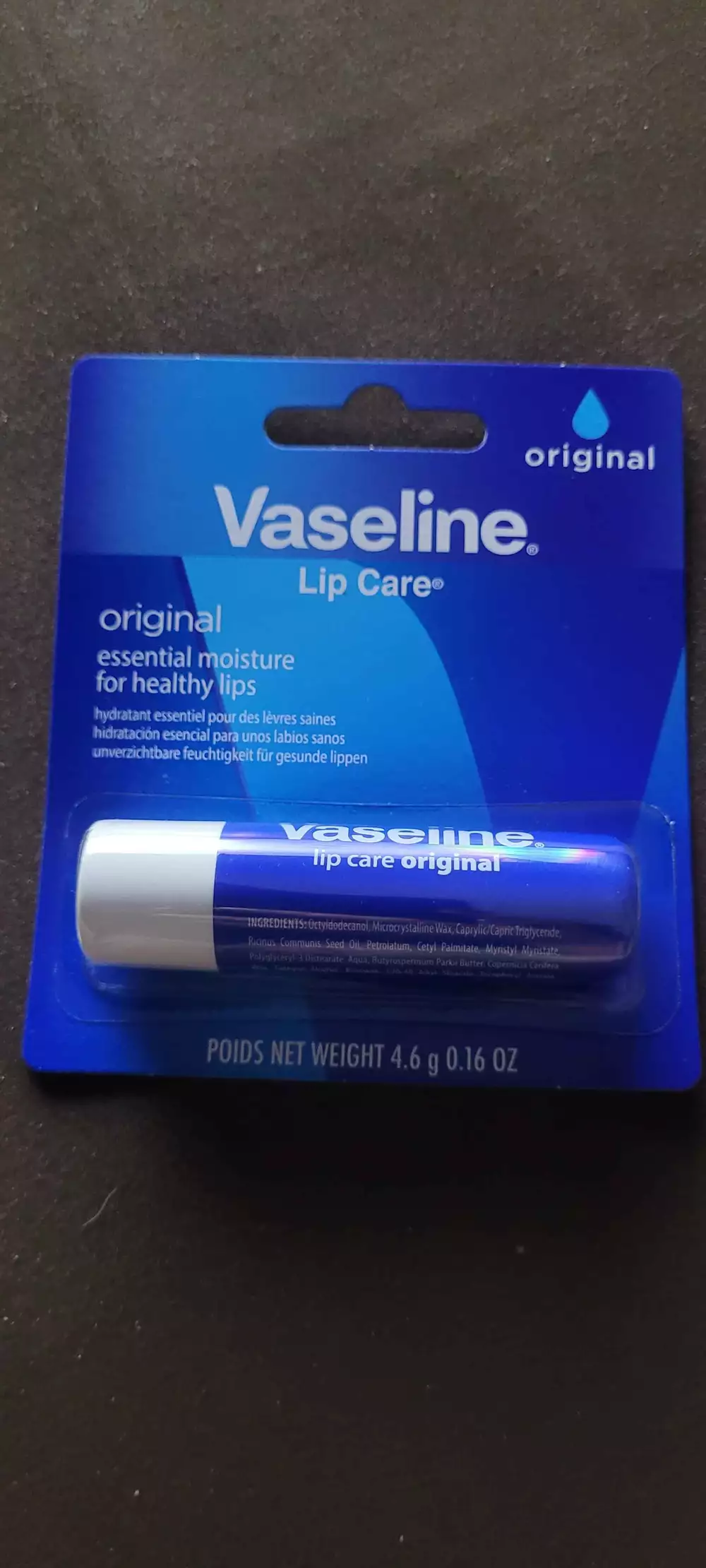 VASELINE - Lip care original - Hydratant essentiel pour les lèvres
