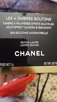 CHANEL - Les 4 ombres boutons - Ombre paupières 