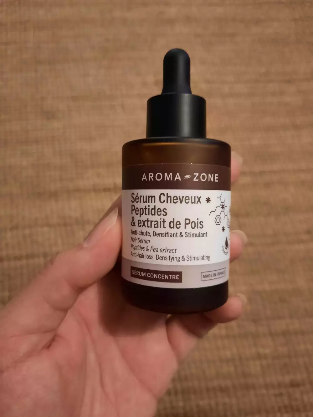 AROMA-ZONE - Sérum cheveux peptides & extrait de pois