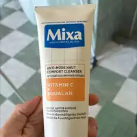 MIXA - Vitamin C + squalan - Nettoyant doux anti-peau fatiguées