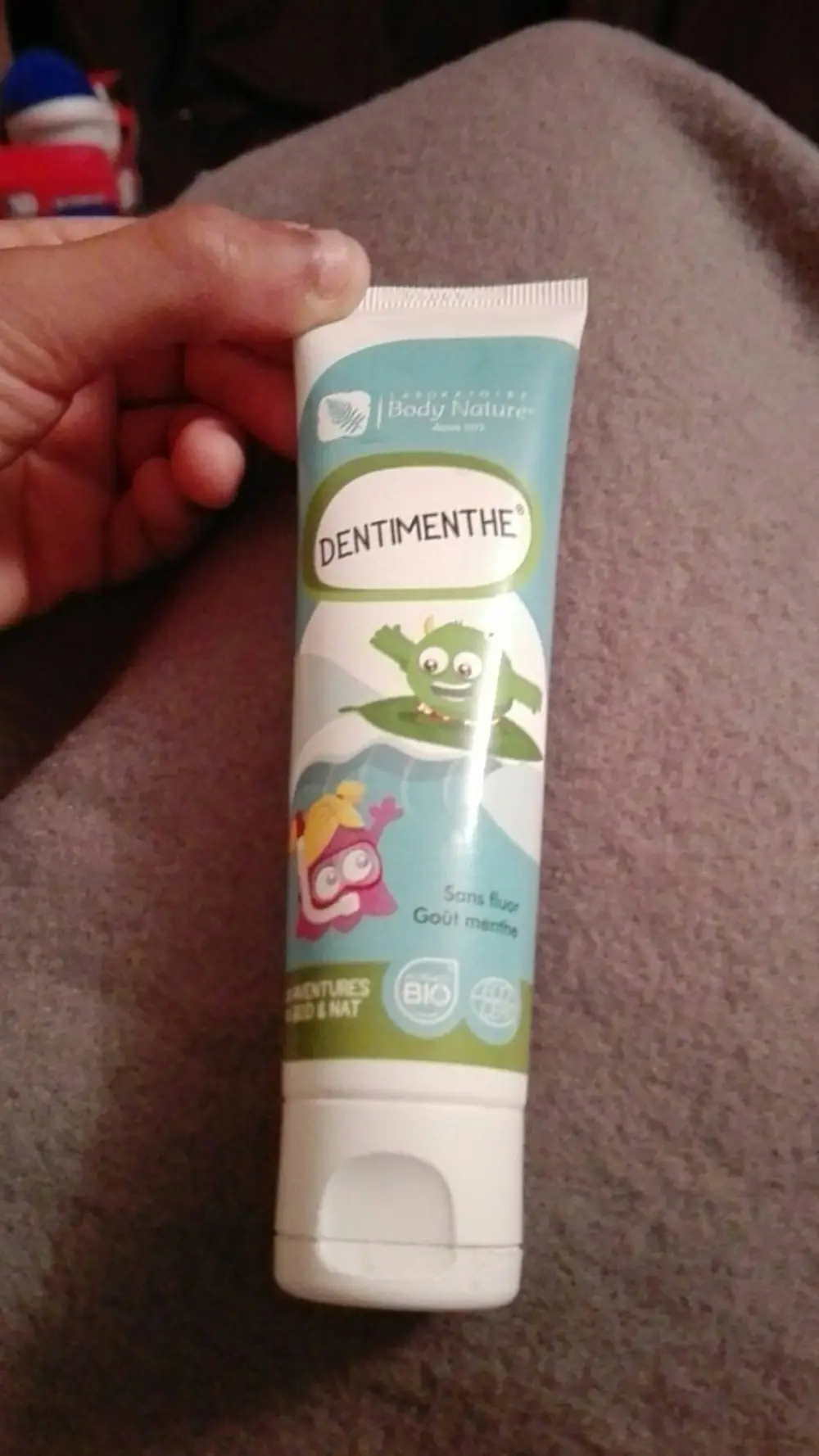 BODY NATURE - Dentimenthe - Dentifrice bio sans fluor