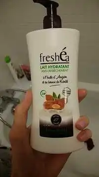 FRESHÉA - Lait hydratant anti-dessèchement argan et karité