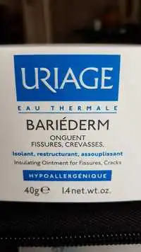 URIAGE -  Bariéderm - Onguent fissures et crevasses