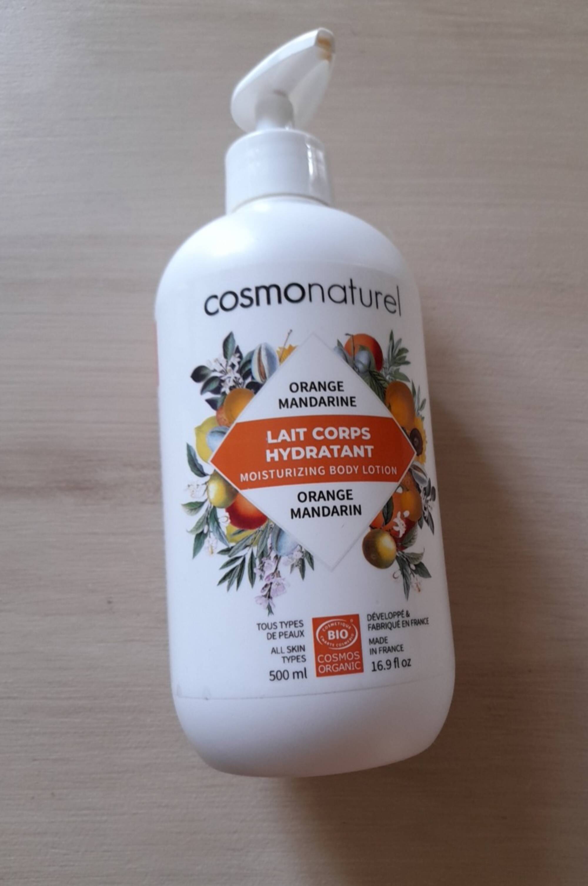 Lait Corps Hydratant BIO Orange & Mandarine – Cosmo Naturel