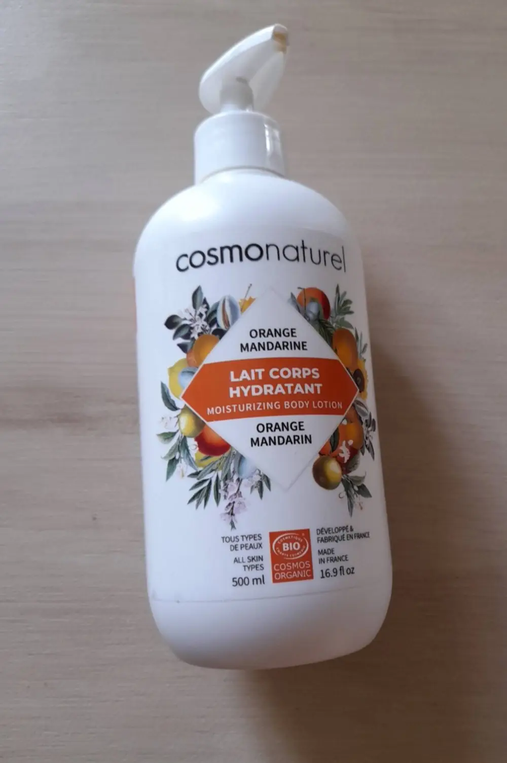 GRAVIER - Cosmo Naturel - Lait corporel - Agrumes