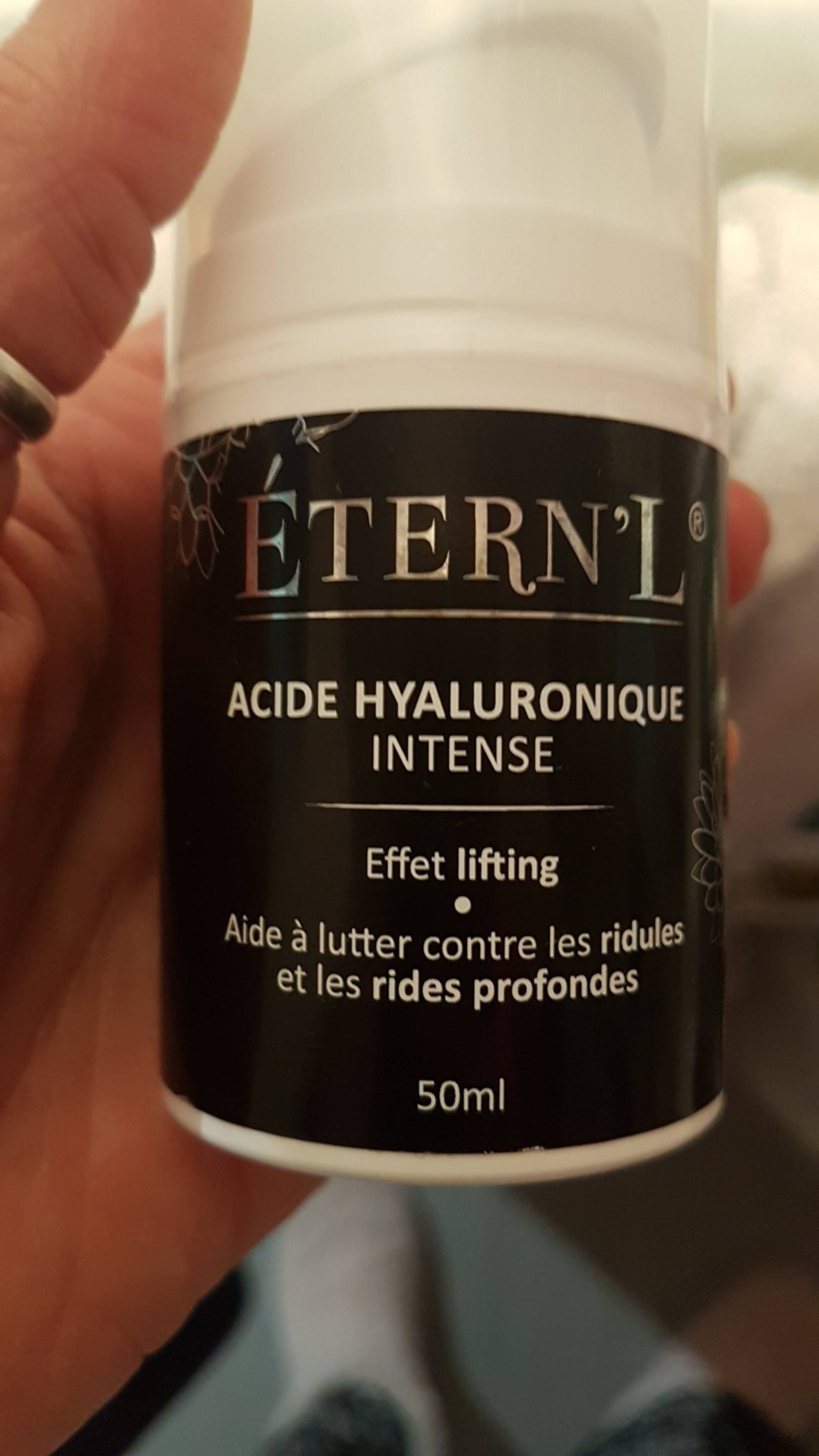 ÉTERN'L - Acide hyaluronique intense - Aide à lutter contre les les ridules et les rides profondes