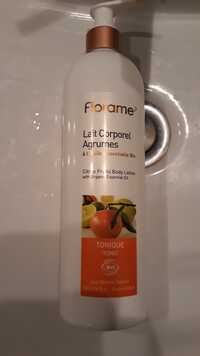 FLORAME - Lait corporels agrume à l'huile essentielle Bio