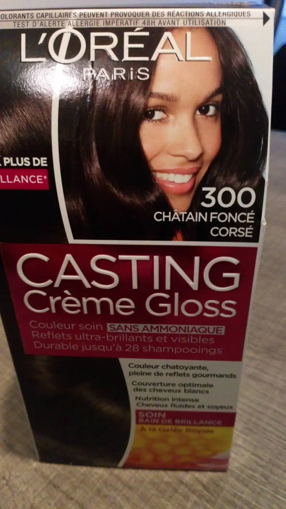 L'ORÉAL - Casting - Crème gloss 300 châtain foncé corsé