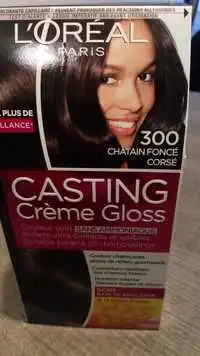 L'ORÉAL - Casting - Crème gloss 300 châtain foncé corsé