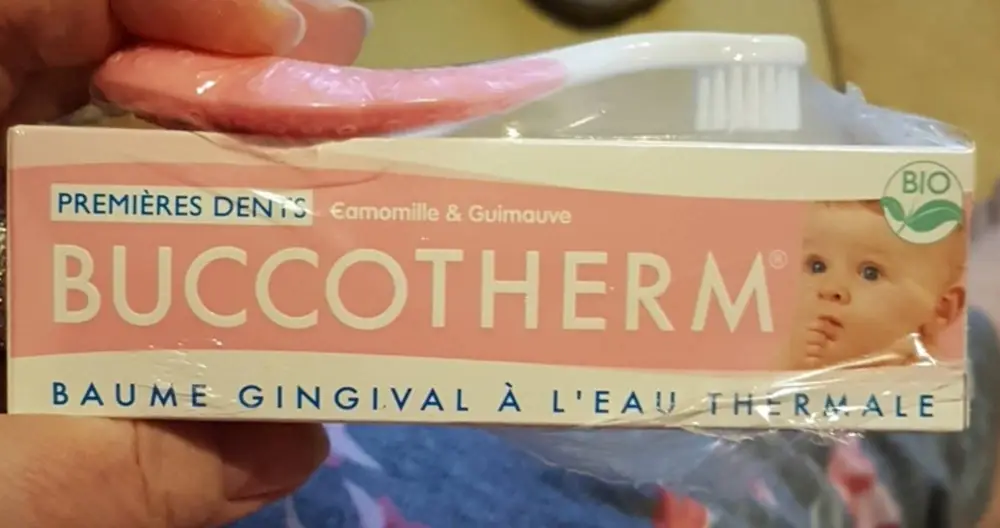 BUCCOTHERM - Premières dents - Baume gingival à l'eau thermale bio