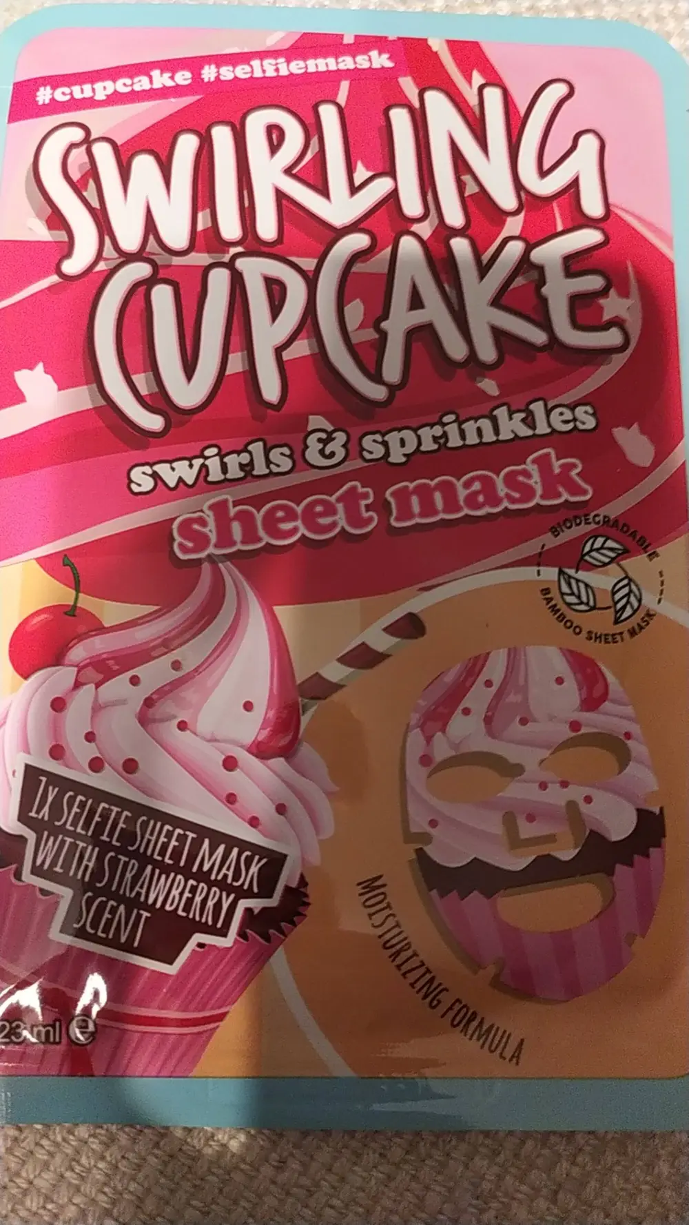 MAXBRANDS - Swirling cupcake - Sheet mask