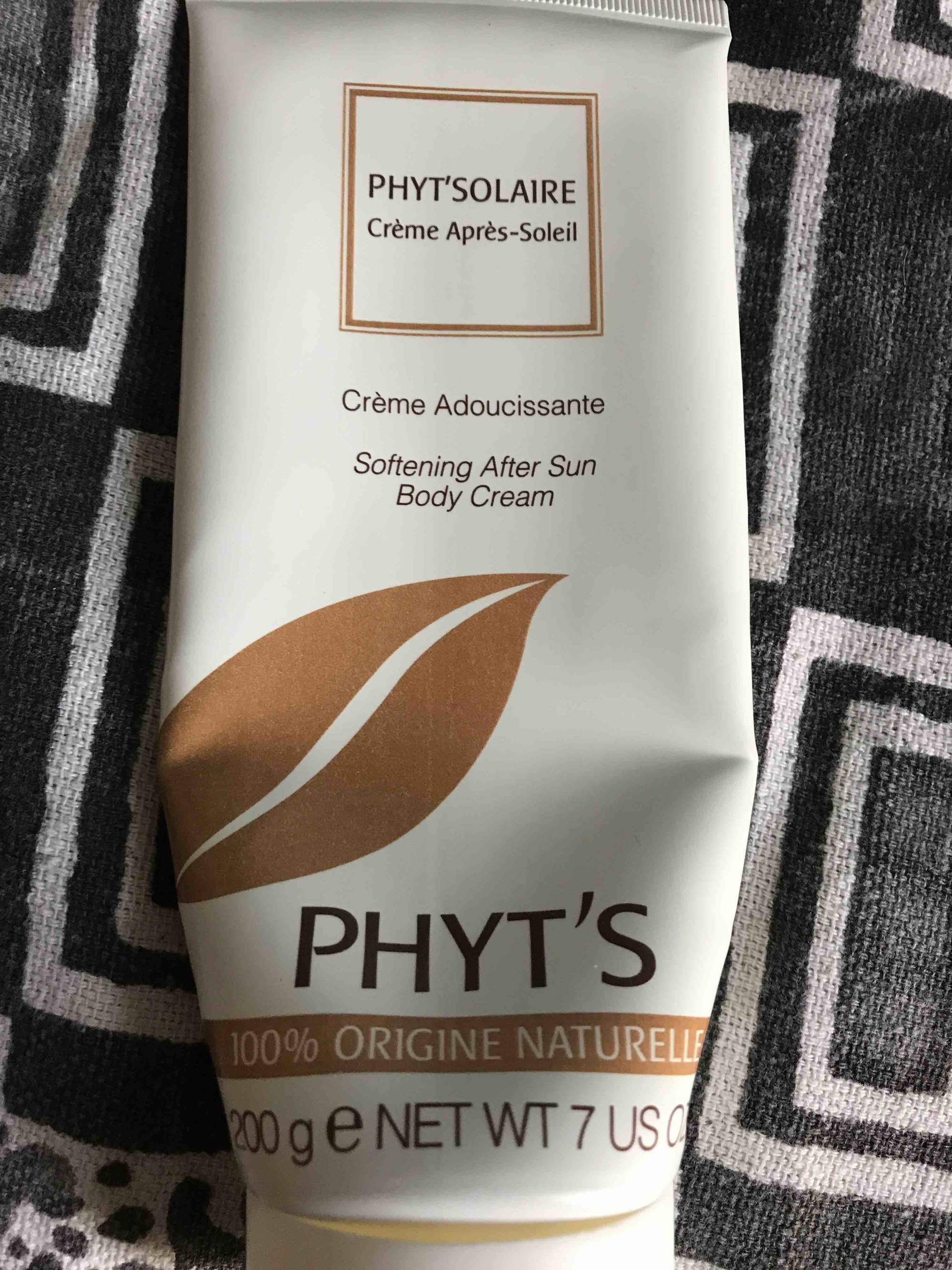 PHYT'S - Phyt'solaire - Crème adoucissante après-soleil